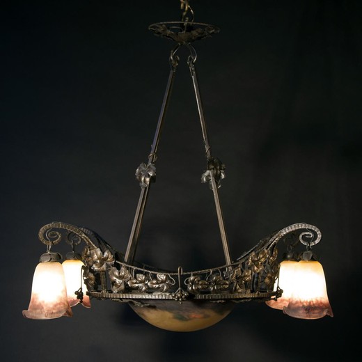Antique Art-Deco chandelier