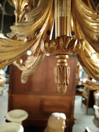 Антикварная люстра в стиле Людовика XVI