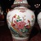 Ancient pair vases "Cantonese enamels"