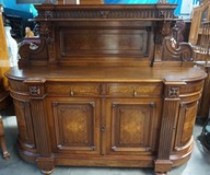 Antique walnut buffet