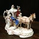 Antique sculpture " Coach"