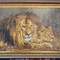 Антикварная картина «Лев и львица»