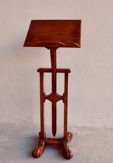 Antique lectern pedestal