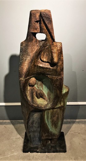 Антикварная скульптура «Семья»