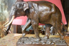 Antique sculpture "Elephant"