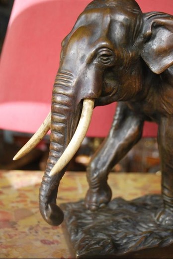 Antique sculpture "Elephant"