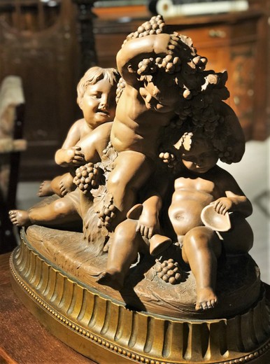 Antique sculptural composition "Putti"