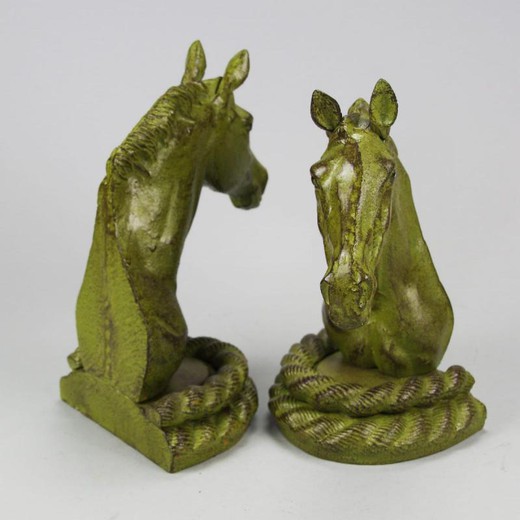 Antique bookends "Horses"