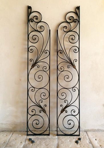 Antique forged gates