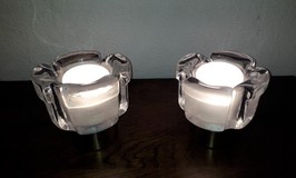 Antique pair lamps "Tulips"