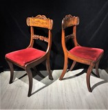 Antique twin chairs