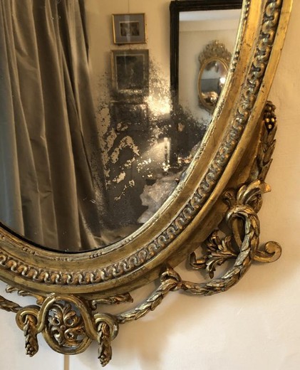 Pair of antique mirrors