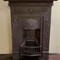 Antique cast iron fireplace
