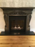 Victorian antique fireplace