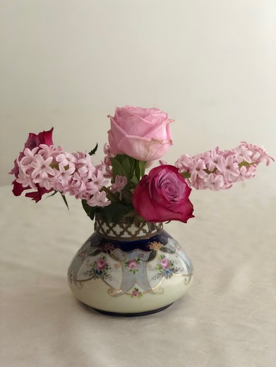 Vintage Roseball Vase