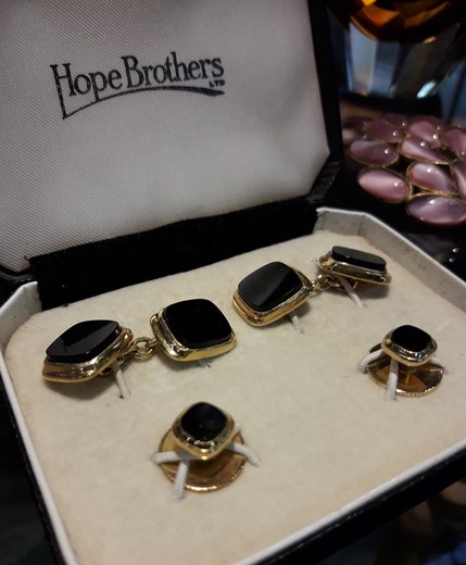 vintage cufflinks Hope brothers