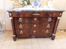 Antique Empire style chest of drawers