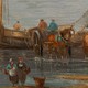 Антикварная картина «Рыбаки»