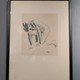 Antique lithography "Actress"