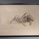 Antique lithography of a naked