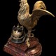 antique bronze gallic rooster