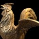 Антикварная скульптура "галльский петух"