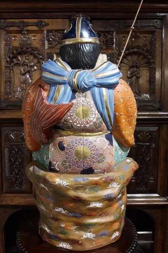Antique sculpture of Ebisu