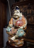 Antique sculpture of Ebisu