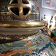 Antique Satsuma porcelain urn