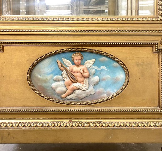 Antique Louis XVI style display showcase