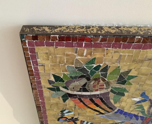 Антикварное мозаичное панно