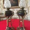 Antique kerosene lamps