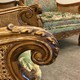 Antique sofa and 2 armchairs living room set