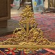 Antique fireplace screen