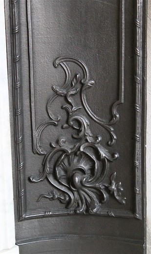 Antique fireplace portal