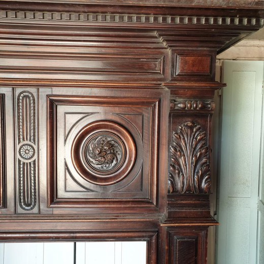 Antique Renaissance fireplace portal