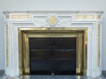 Antique fireplace portal