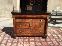 antique Empire style chest of drawers