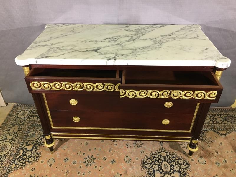 Antique Louis XVI style chest of drawers