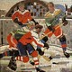 Mosaic the hockey players