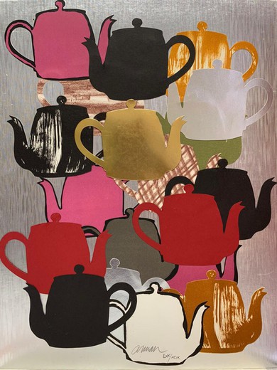 Vintage composition "Teapots" Arman