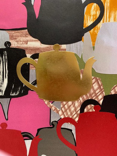 Vintage composition "Teapots" Arman