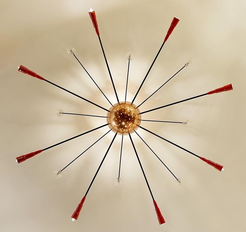 Vintage chandelier "Sputnik"