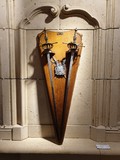 Vintage wall panel with swords