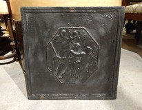 Antique cast iron plate