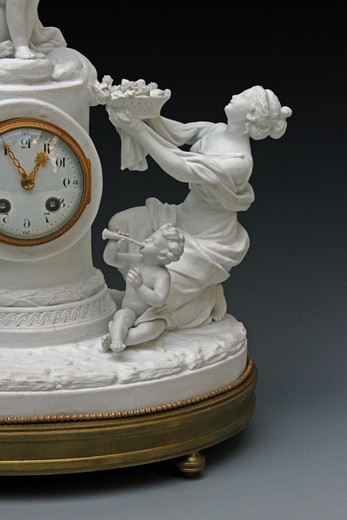 галерея старинных часов предметов декора и интерьера людовик 15 из бисквитного фарфора