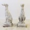 Pair vintage dogs sculptures