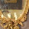 Pair of antique gilded mirrors