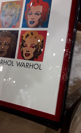 Antique poster Andy Warhol