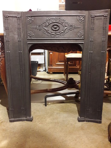 Antique fireplace insert